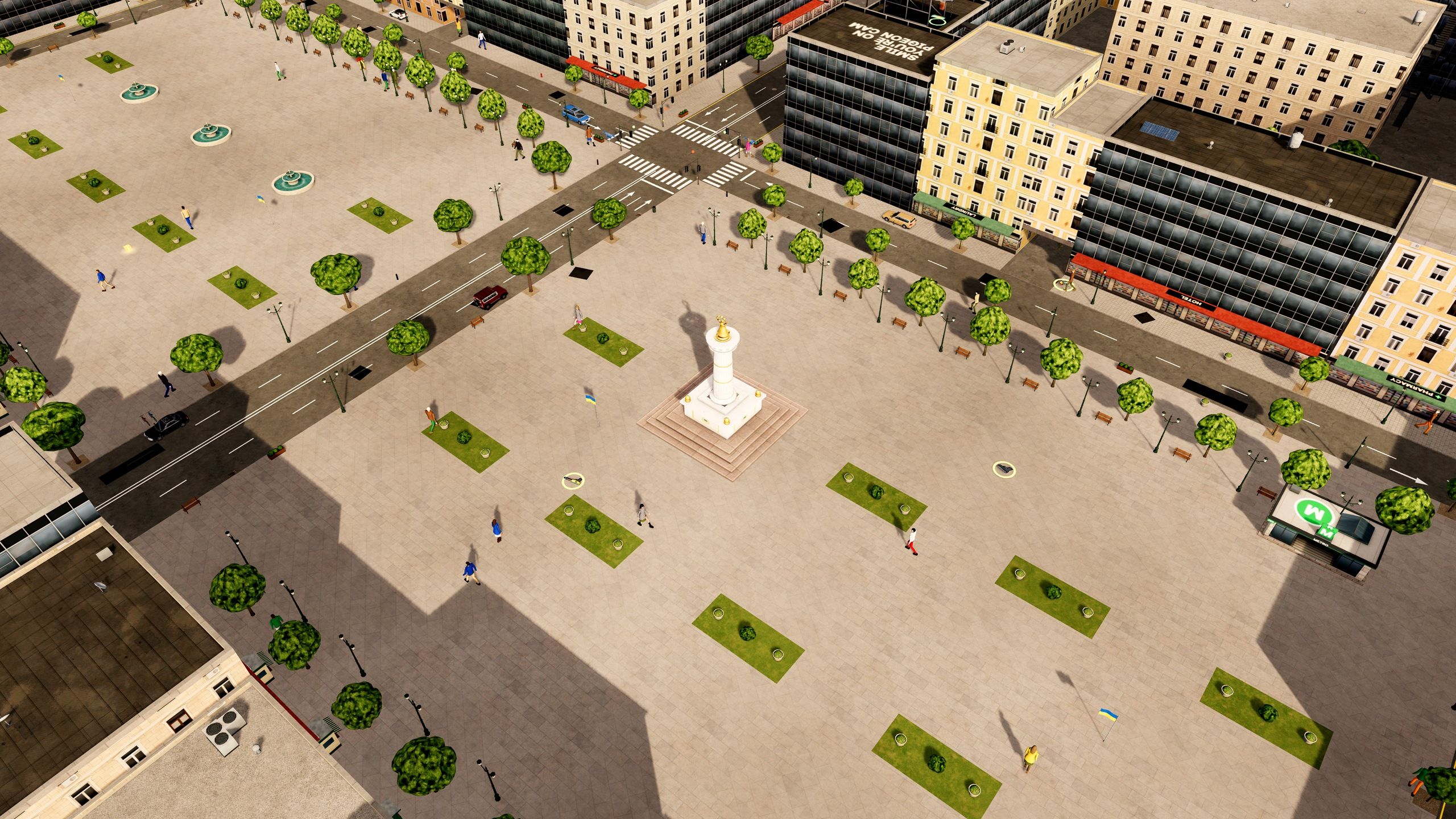 Dawn Column in the game