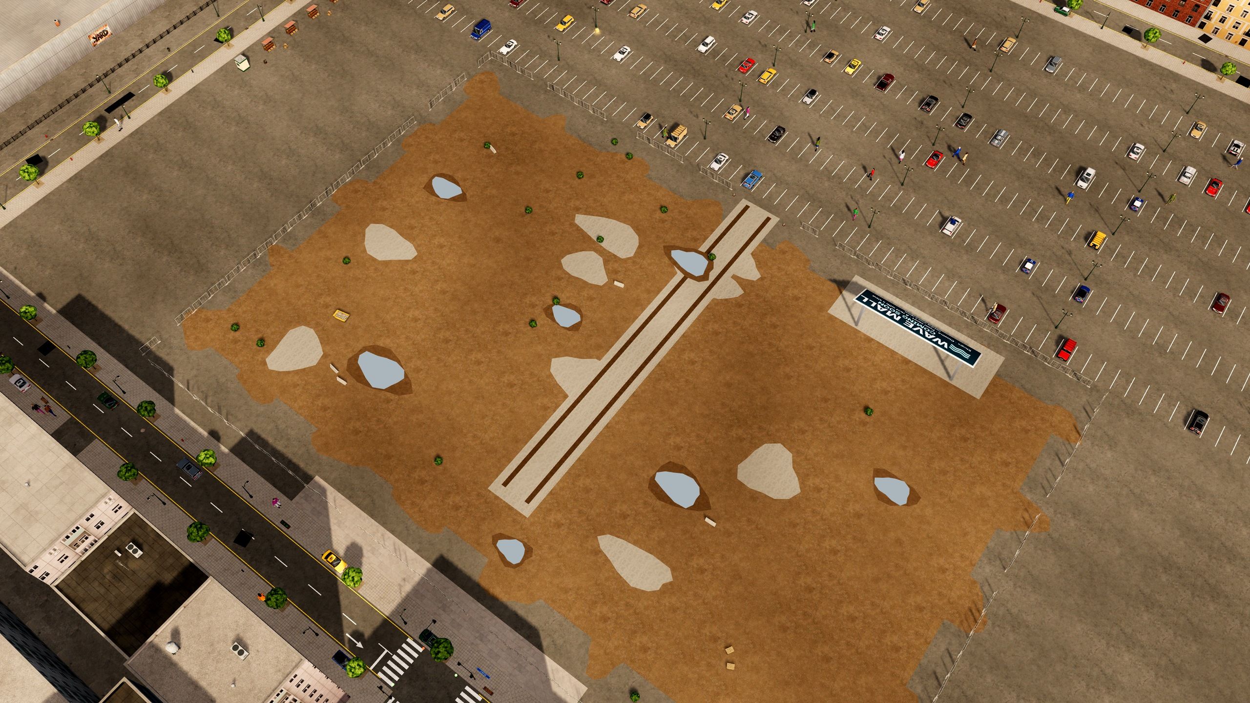 Wave Mall, construction stage 0