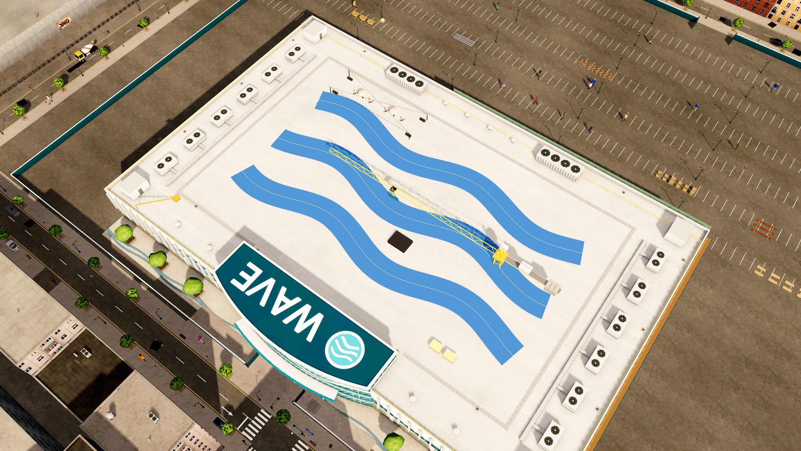 Wave Mall, construction stage 3