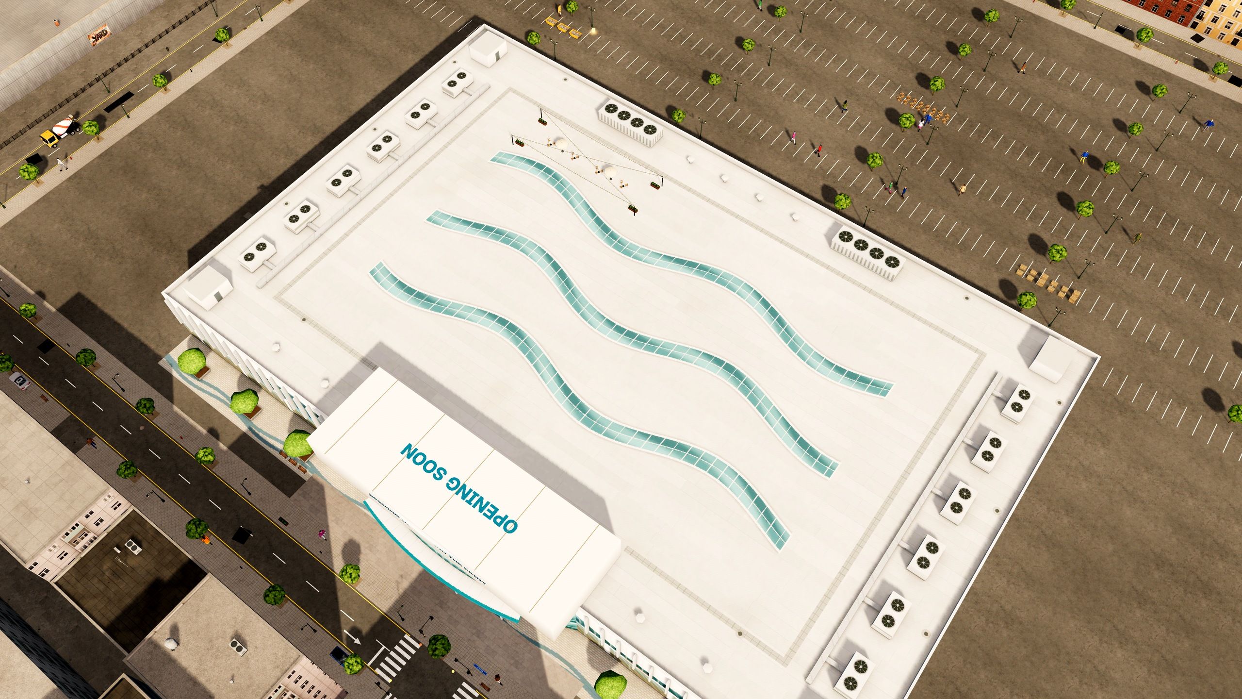 Wave Mall, construction stage 4